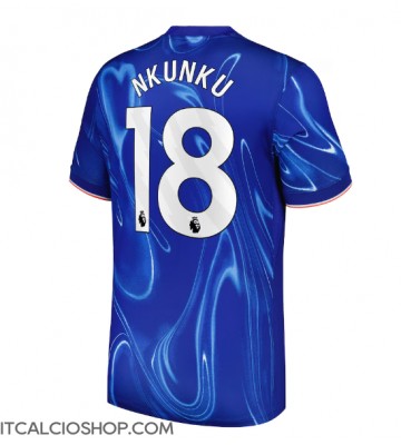 Chelsea Christopher Nkunku #18 Prima Maglia 2024-25 Manica Corta